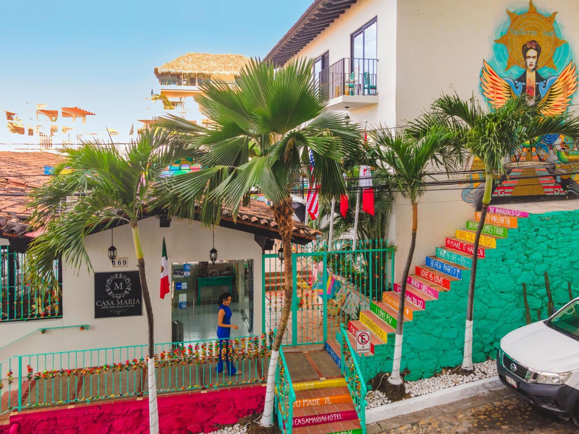 Casa Maria Hotel Boutique & Gallery Adults Only Puerto Vallarta Luaran gambar